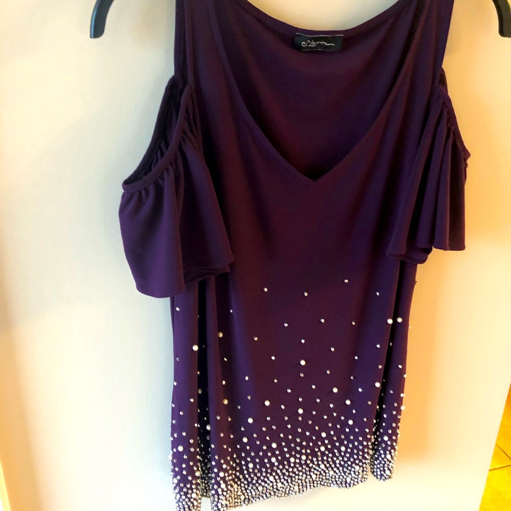 Cold Shoulder Blouse - Picture 6 of 7